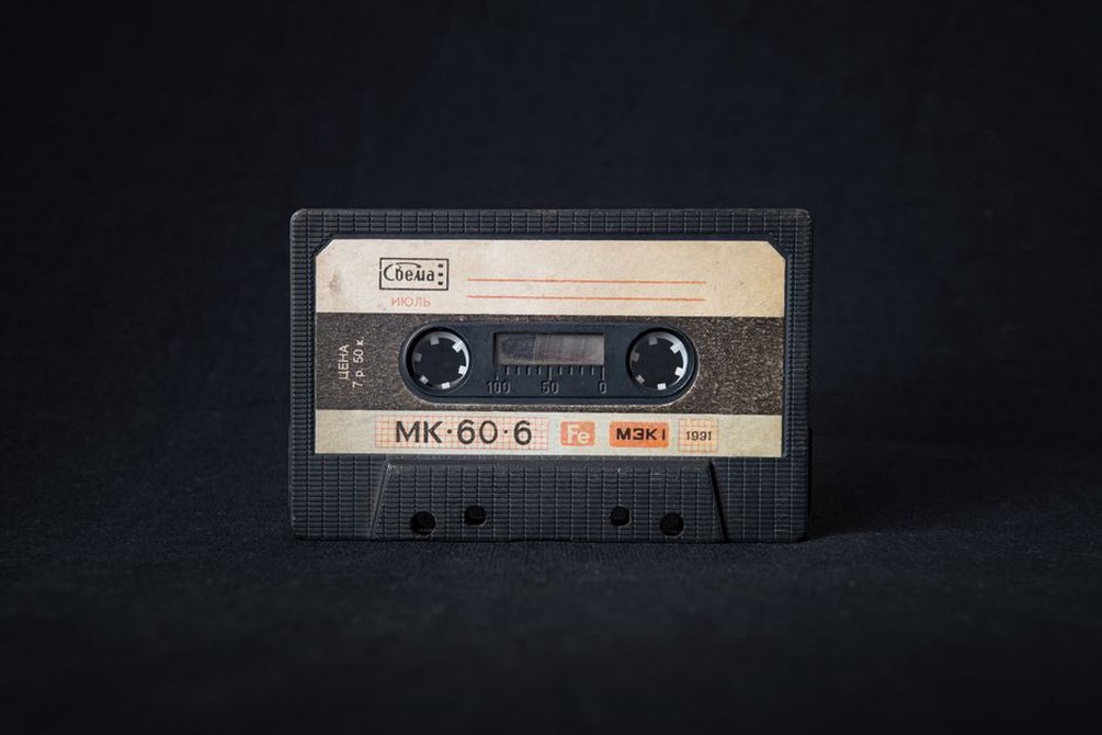 cassette tape with handwritten label