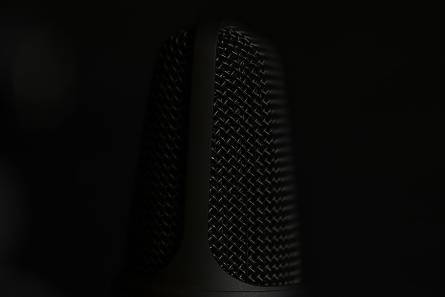 A small object wired for amplified sound