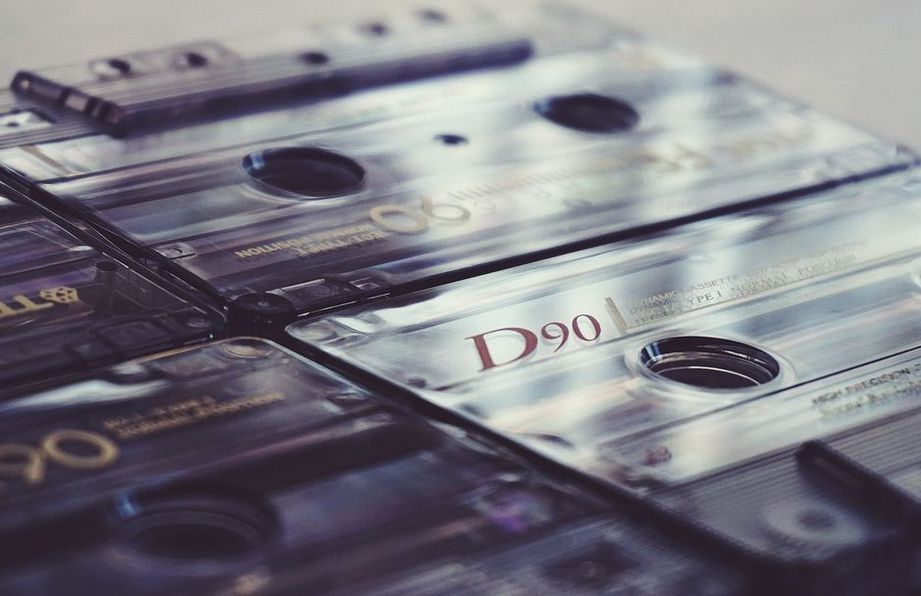 Hand-labeled tape preserved among independent recordings