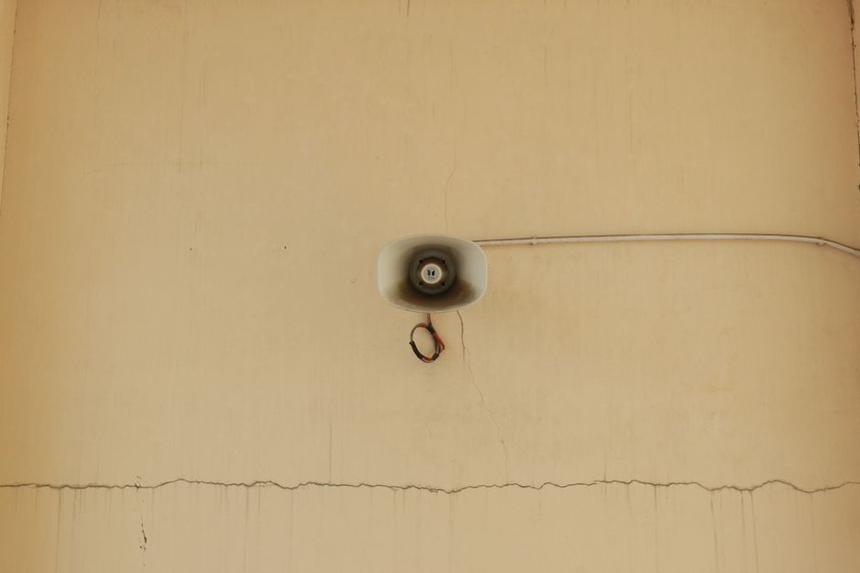 Visitors move through a multichannel sound installation