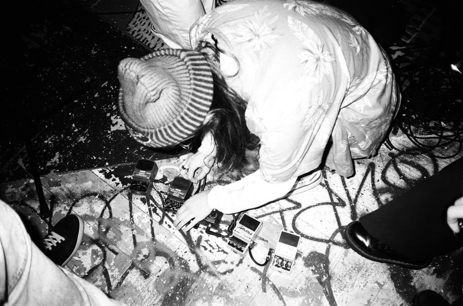 A live noise music performance in Japan