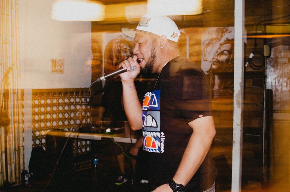 Performer in a Japanese noise concert