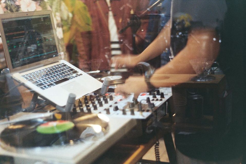 Individual digitizing records using a laptop