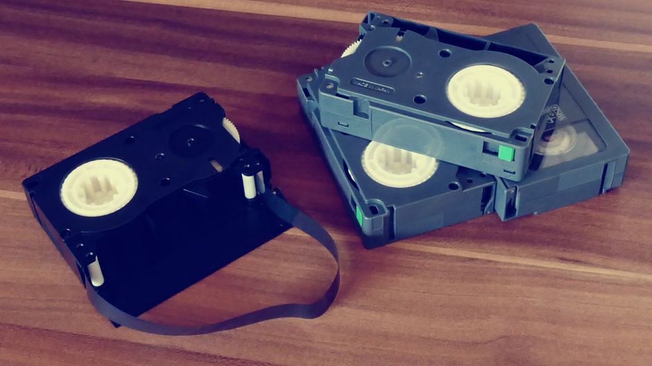 Cassette and paper insert laid out for examination
